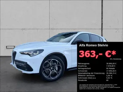 Gebraucht Alfa Romeo Stelvio Veloce 280 PS (205 kW) 2024 Bianco alfa, uni) (weiss SUV