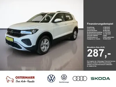 Gebraucht VW T-Cross Life 95 PS (69 kW) 2024 Weiss SUV
