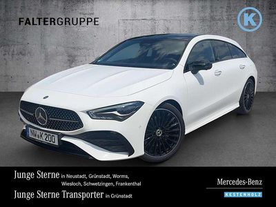 Unilack polarweiß Gebraucht 2024 Mercedes CLA200 Shooting Brake AMG line Kombi | 38.880 € (Teuer)