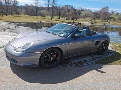 Second-hand Porsche Boxster 239 CP (175 kW) 2001 Gri Cabrio