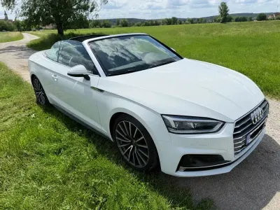 Gebraucht Audi A5 Cabriolet S-Line 190 PS (139 kW) 2019 Weiß Cabrio