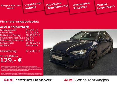 Gebraucht Audi A3 S-Line 150 PS (110 kW) 2024 Navarrablau metallic Limousine