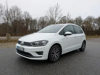 Gebraucht VW Golf Sportsvan Allstar 110 PS (80 kW) 2016 Weiß Van / Kleinbus