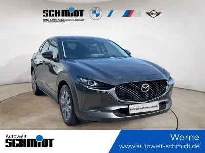 Gebraucht Mazda CX-30 Selection 122 PS (89 kW) 2023 (grau)  machine grey SUV