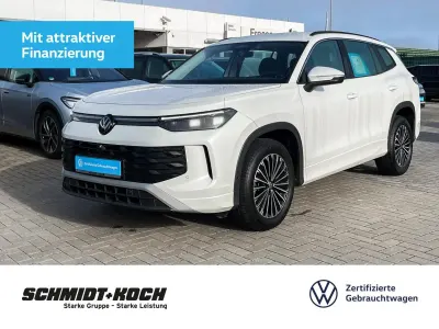 Gebraucht VW Tayron Life 193 PS (141 kW) 2025 Oryxweiß perleffekt (weiß) SUV