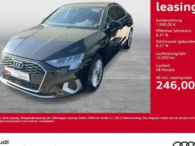 Używany Audi A3 Advanced Plus 116 KM (85 kW) 2022 Czarny Sedan/Limuzyna