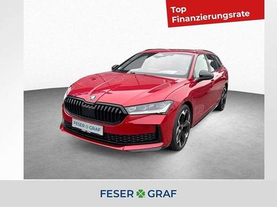 Karminrot metallic Gebraucht 2025 Skoda Superb SportLine Kombi | 47.960 € (Etwas zu teuer)