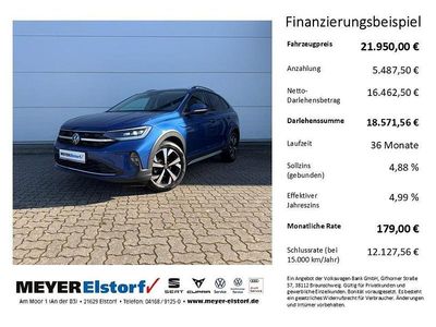Gebraucht VW Taigo Style 150 PS (110 kW) 2022 Blau SUV