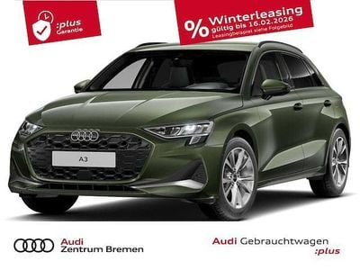Distriktgrün metallic Gebraucht 2025 Audi A3 Advanced Plus | 33.847 € (Superpreis)