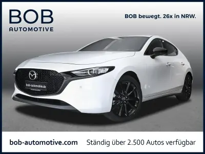 Neu Mazda 3 Homura-Line 140 PS (102 kW) 2026 Arctic white (weiß) Limousine