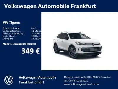 Neu VW Tiguan S 150 PS (110 kW) 2026 Weiß SUV