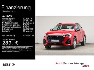 Gebraucht Audi Q3 S-Line 190 PS (139 kW) 2023 Tangorot metallic SUV