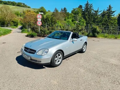 Gebraucht Mercedes SLK200 136 PS (100 kW) 1998 Silber Cabrio