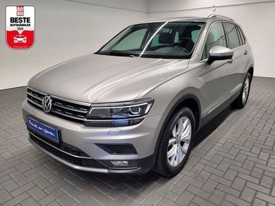 Silber (tungstensilbermet.) Gebraucht 2017 VW Tiguan Highline SUV | 24.480 € (Fairer Preis)
