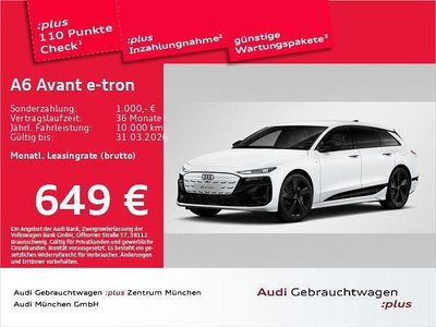 Gebraucht Audi A6 e-tron S-Line 269 kW (367 PS) 2025 Gletscherweiß metallic Kombi