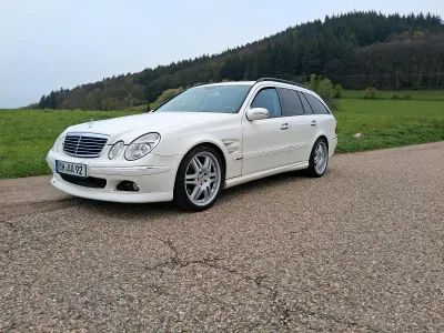 Brugt Mercedes E500 306 HK (225 kW) 2004 Hvid Stationcar