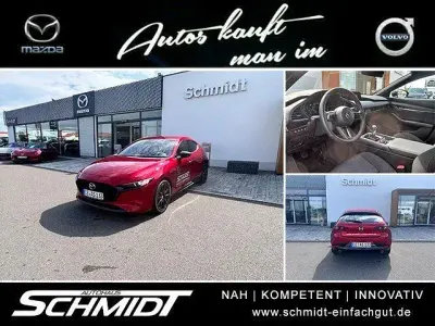 Neu Mazda 3 140 PS (102 kW) 2026 Rot Limousine