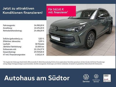 Gebraucht VW Tiguan Goal 150 PS (110 kW) 2024 Cipressinogrün metallic (metallic) SUV