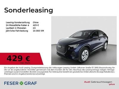 Gebraucht Audi Q4 Sportback e-tron Ambiente 250 kW (340 PS) 2025 Navarrablau metallic SUV