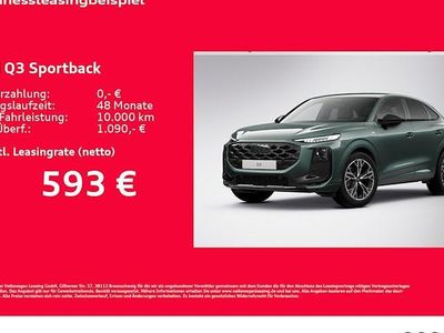 Neu Audi Q3 Sportback Ambiente 150 PS (110 kW) 2026 Grün SUV