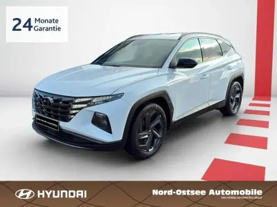 Gebraucht Hyundai Tucson Blackline 150 PS (110 kW) 2023 Weiß SUV