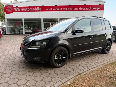Gebraucht VW Touran Comfortline 105 PS (77 kW) 2012 Schwarz Van / Kleinbus