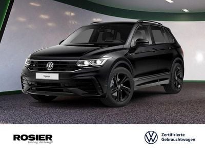 Schwarz / deep black (metallic) Gebraucht 2021 VW Tiguan R-line SUV | 29.980 € (Guter Preis)