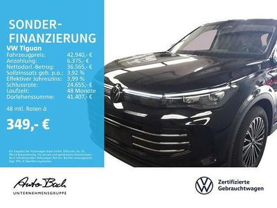 Gebraucht VW Tiguan Elegance 150 PS (110 kW) 2024 Schwarz (deep black perleffekt) SUV