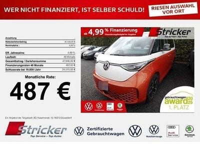 Gebraucht VW ID. Buzz Pro 150 kW (204 PS) 2023 Candyweiß/energetic orange m Van / Kleinbus