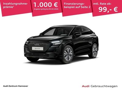 Gebraucht Audi Q4 Sportback e-tron Advanced 125 kW (170 PS) 2022 Mythosschwarz metallic SUV
