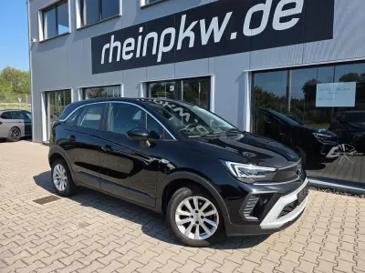 Gebraucht Opel Crossland Elegance 110 PS (80 kW) 2021 Diamant schwarz/karbon schwarz SUV