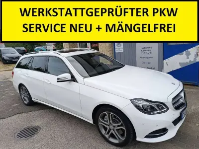 Gebraucht Mercedes E350 AMG 258 PS (189 kW) 2017 Polarweiss  unilack Kombi