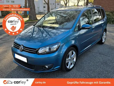 Gebraucht VW Touran Cup 105 PS (77 kW) 2015 Blau Van / Kleinbus