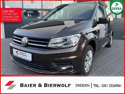 Gebraucht VW Caddy Maxi 102 PS (75 kW) 2019 Braun Van / Kleinbus