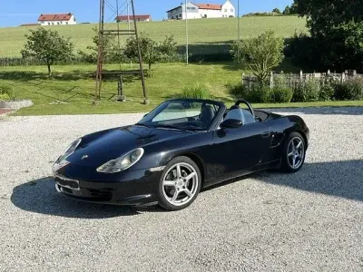 Gebraucht Porsche Boxster 228 PS (167 kW) 2003 Schwarz Cabrio