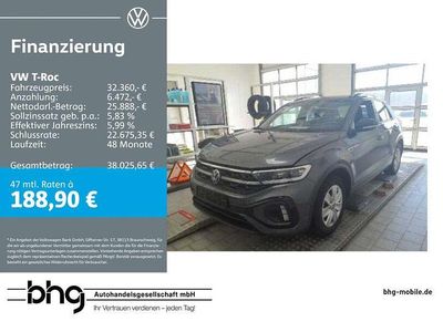 Gebraucht VW T-Roc R-line 150 PS (110 kW) 2025 Grau SUV