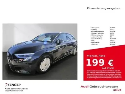 Brugt Audi A3 Ambiente 110 HK (80 kW) 2022 Sort Sedan