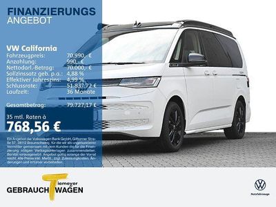 Neu VW California California 150 PS (110 kW) 2025 Candyweiß/deep black perleffe Van