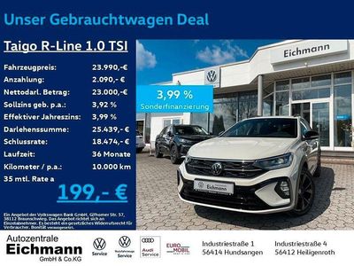 Occasion VW Taigo R-line 110 PK (80 kW) 2023 Grijs SUV
