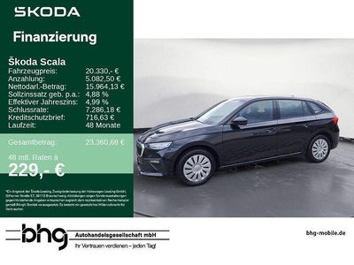 Gebraucht Skoda Scala Essence 116 PS (85 kW) 2025 Blackmagic perleffekt Kleinwagen