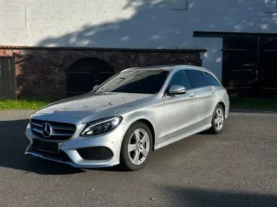 Gebraucht Mercedes C220 AMG line 170 PS (125 kW) 2015 Silber Limousine