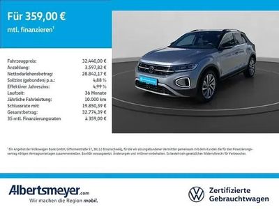Brugt VW T-Roc Move 110 HK (80 kW) 2024 Sølv SUV