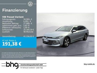 Gebraucht VW Passat Business 204 PS (150 kW) 2025 Silber Kombi
