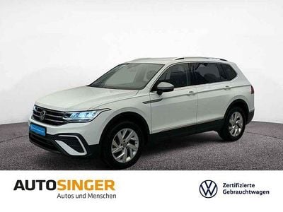 Pure white Gebraucht 2022 VW Tiguan Allspace Life SUV | 29.610 € (Fairer Preis)