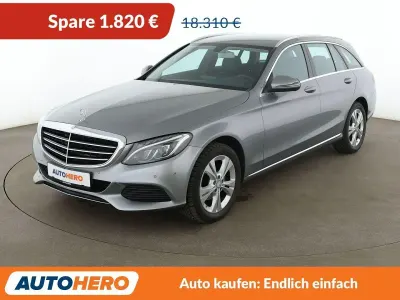 Gebraucht Mercedes C180 Exclusive 156 PS (114 kW) 2015 Grau Kombi