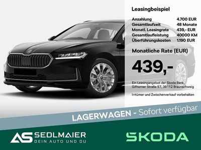 Neu Skoda Superb Selection 204 PS (150 kW) 2025 Onyxschwarz Kombi
