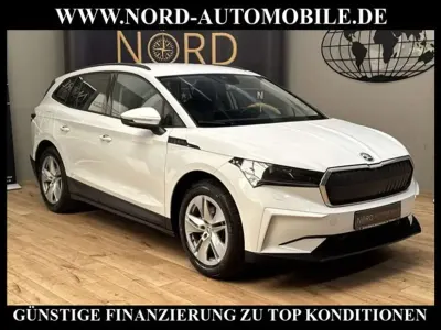 Gebraucht Skoda Enyaq iV Loft 150 kW (204 PS) 2022 Gletscherweiß metallic (metallic) SUV