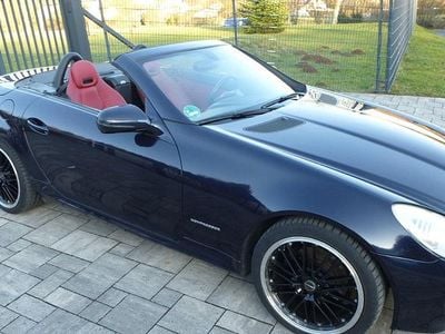 Gebraucht Mercedes SLK200 184 PS (135 kW) 2008 Blau Cabrio