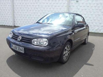 Gebraucht VW Golf Cabriolet Conceptline 116 PS (85 kW) 2002 Schwarz Cabrio