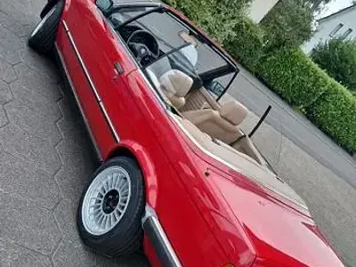 Gebraucht BMW 320 Cabriolet Sport Line 129 PS (94 kW) 1989 Rot Cabrio